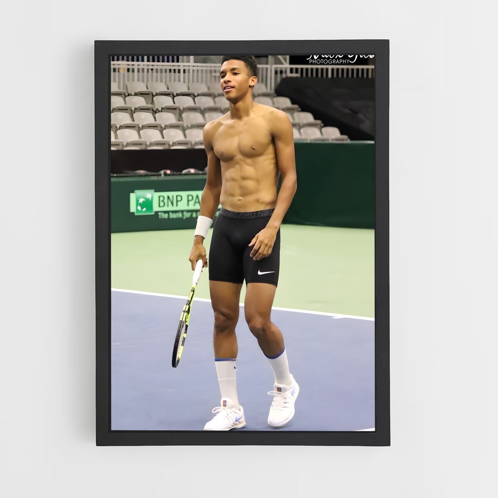 Poster Ace in Black – affiche Tennis (vue 2)